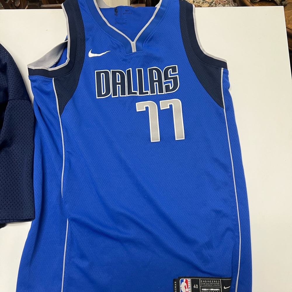 Blue Dallas Basketball Jersey